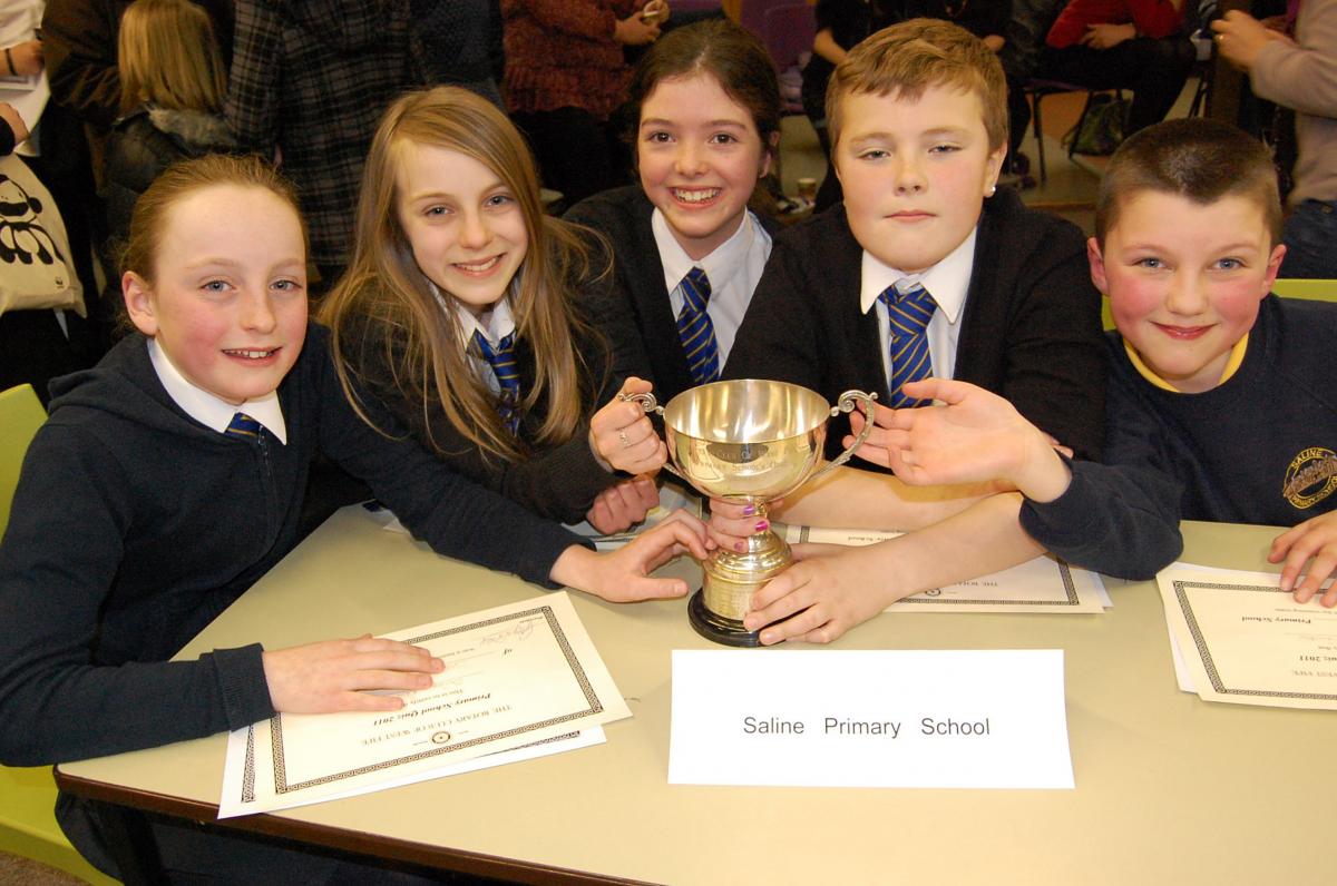 2011 Primary School Quiz Rotary Club of West Fife